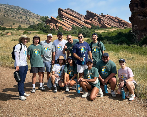 BlastPoint team group photo at Red Rocks
