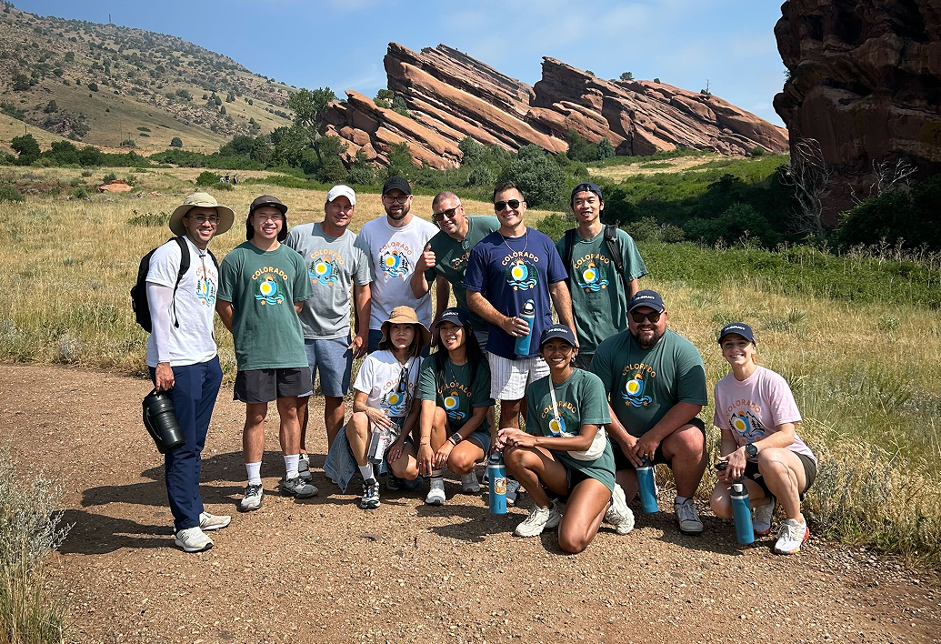 BlastPoint team group photo at Red Rocks