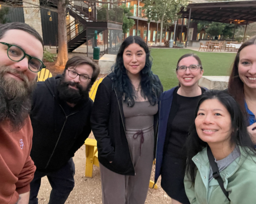 BlastPoint team hanging out in Austin