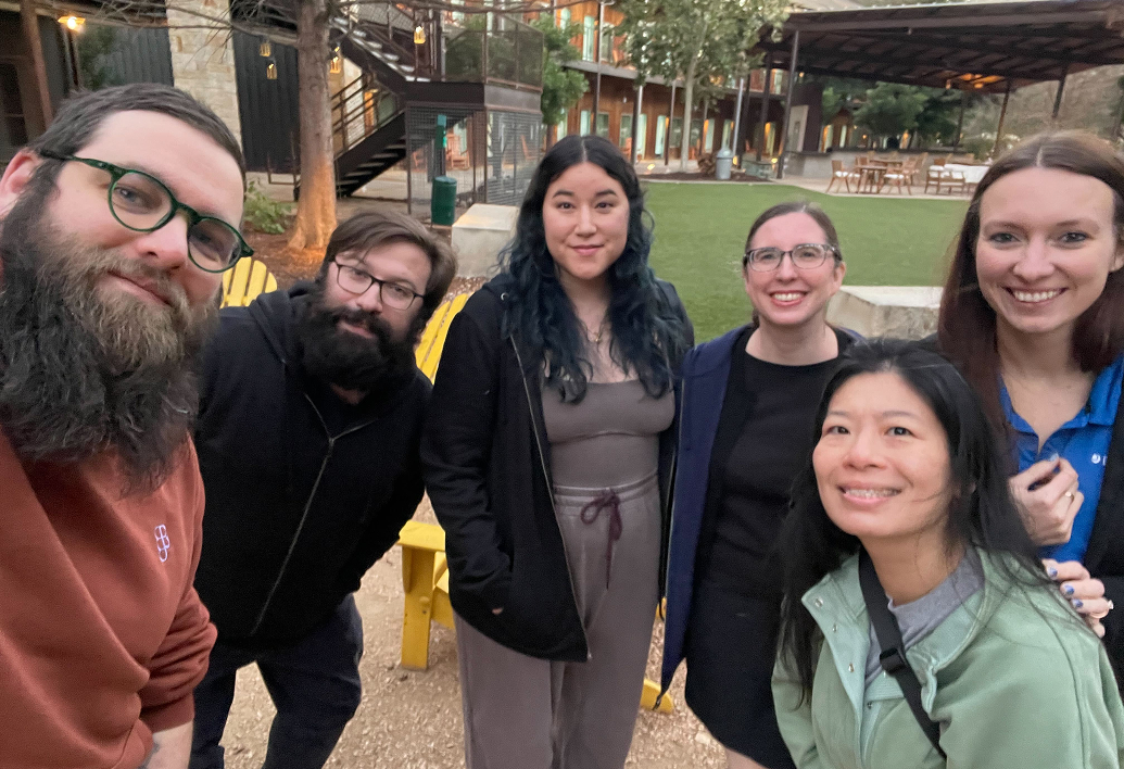 BlastPoint team hanging out in Austin