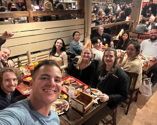 BlastPoint team dinner in Austin