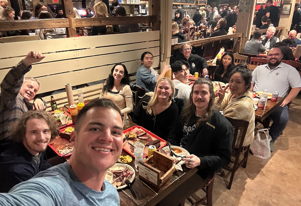 BlastPoint team dinner in Austin