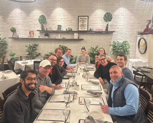 BlastPoint team dinner in Austin