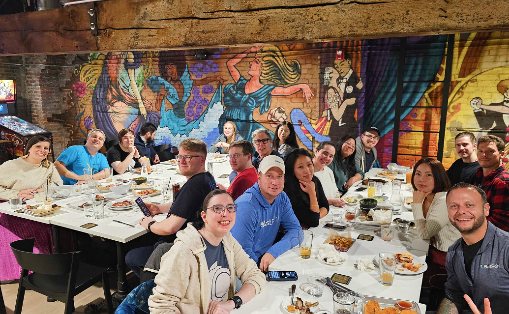 BlastPoint team dinner