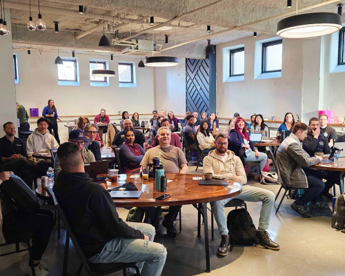 BlastPoint team work session in Pittsburgh