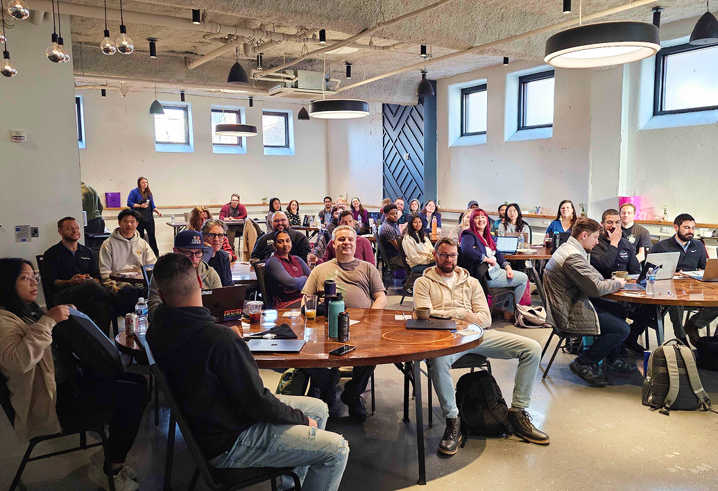BlastPoint team work session in Pittsburgh